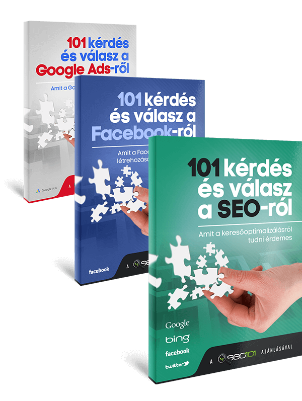 SEO, Facebook és Google Ads könyv