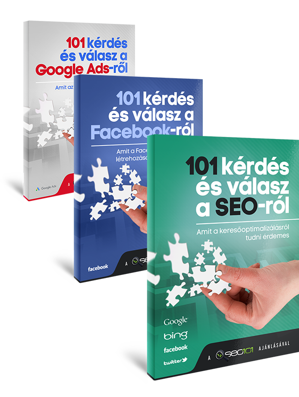 SEO, Facebook és Google Ads könyv