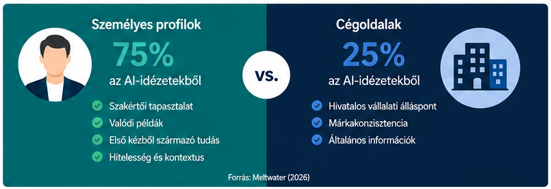 LinkedIn személyes profil és cégoldal összehasonlítás